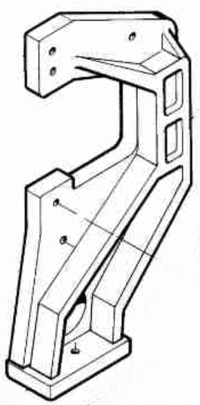 M14-E/M2 PART NUMBER 002:  C-FRAME